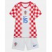 Dětské fotbalový komplet Chorvatsko Mario Pasalic #15 Domácí košile MS 2026 Krátkým Rukávem